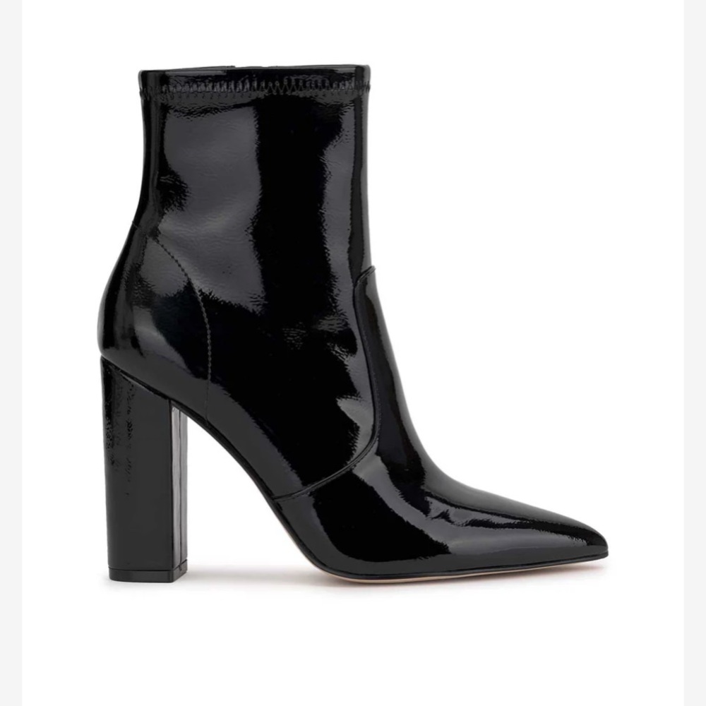 Jessica Simpson Narelle black Patent leather booties
